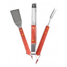 JUEGO ASADO 3 PZAS PARRILLA